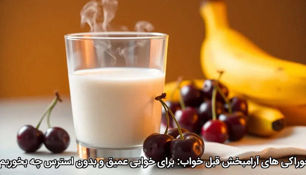 خوراکی های آرامبخش قبل خواب