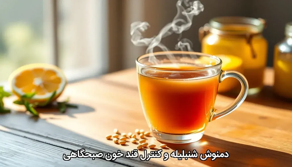 دمنوش شنبلیله و کنترل قند خون صبحگاهی