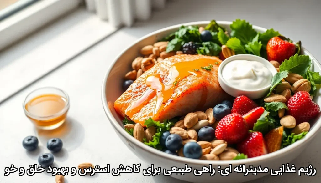 رژیم غذایی مدیترانه ای و استرس
