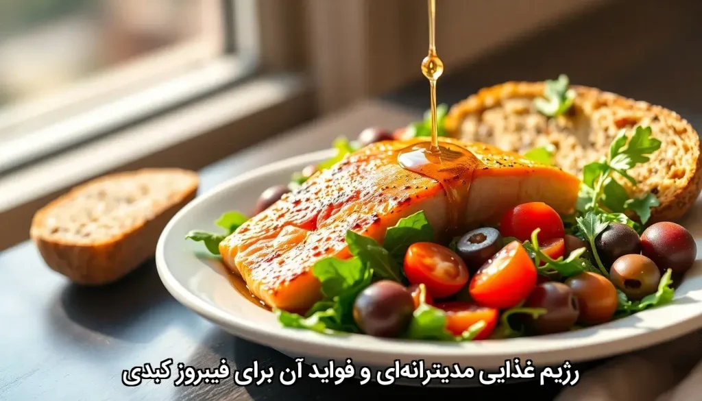 رژیم غذایی مدیترانه‌ای و فواید آن برای فیبروز کبدی