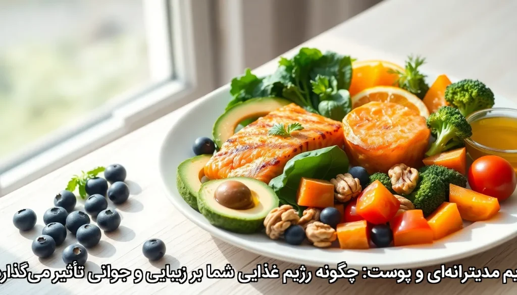 رژیم مدیترانه‌ای برای پوست