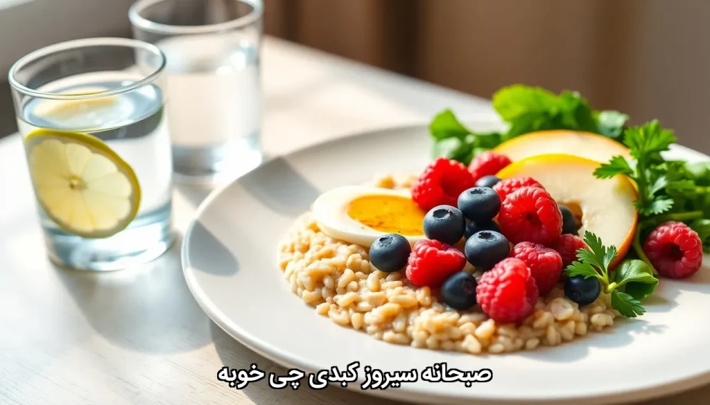 صبحانه سیروز کبدی