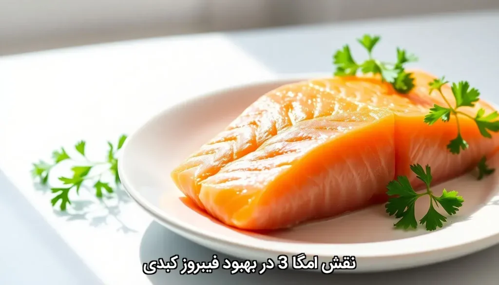 نقش امگا 3 در بهبود فیبروز کبدی