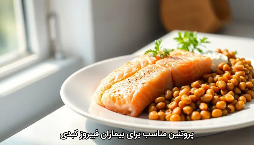 پروتئین مناسب برای بیماران فیبروز کبدی
