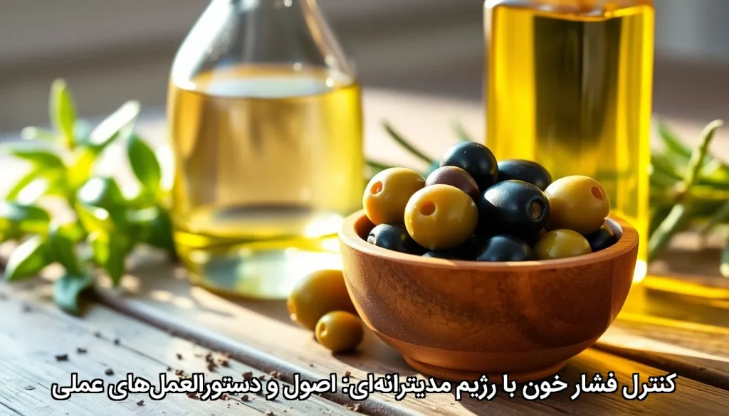 کنترل فشار خون با رژیم مدیترانه‌ای