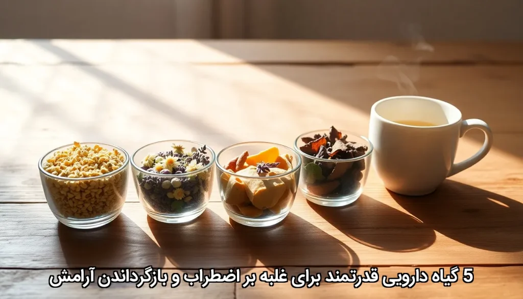 گیاهان دارویی ضد اضطراب