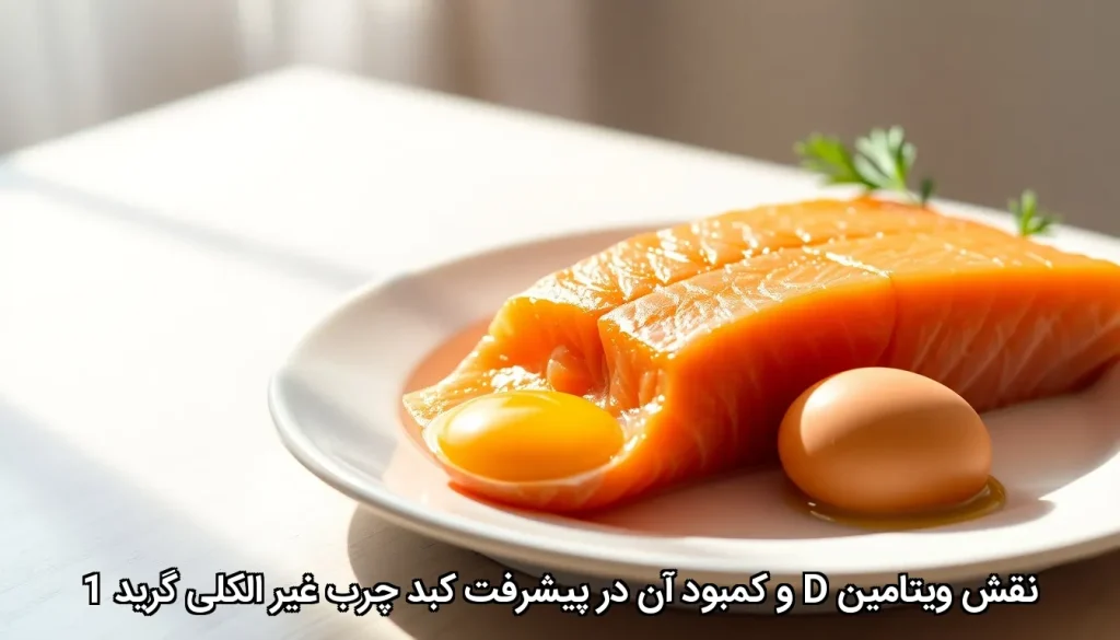 نقش ویتامین D و کمبود آن در پیشرفت کبد چرب غیر الکلی گرید 1