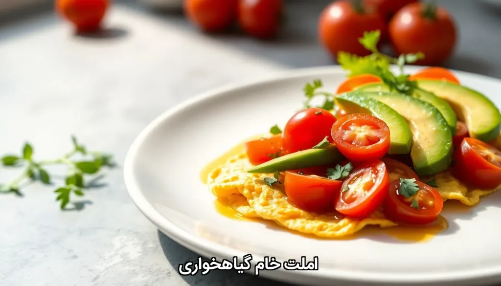 املت خام گیاهخواری