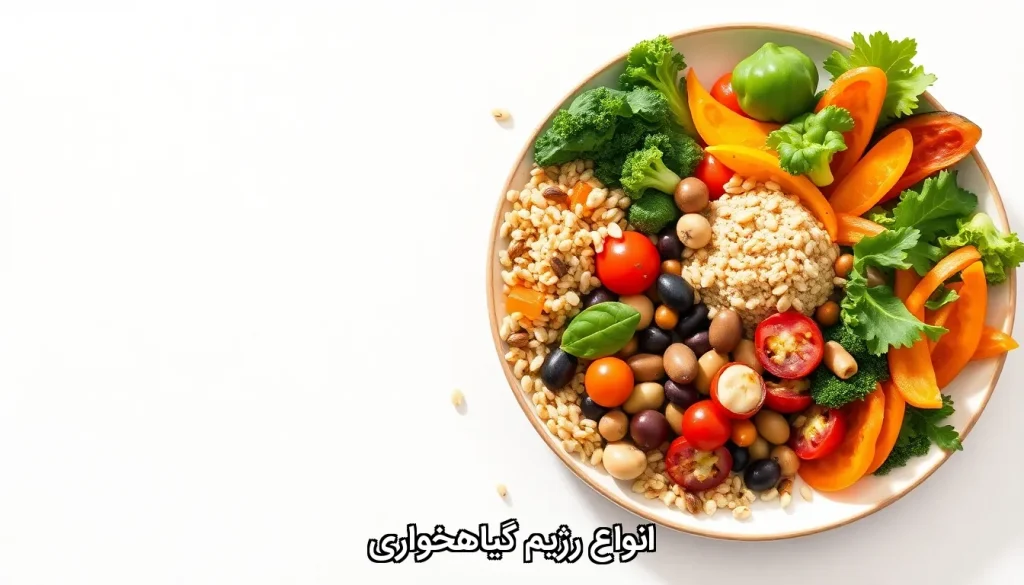 انواع رژیم گیاهخواری