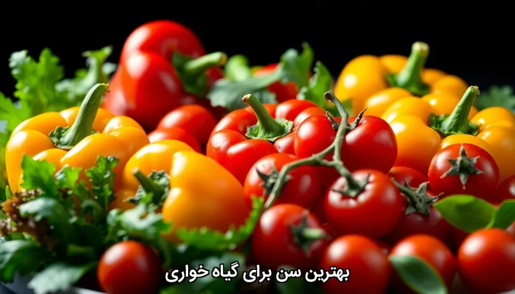 بهترین سن برای گیاه خواری
