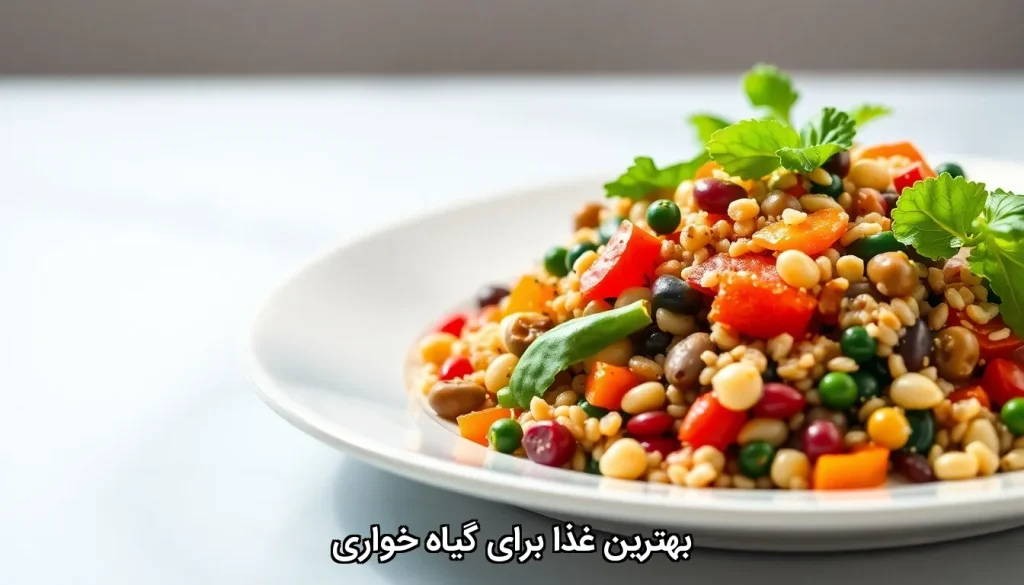بهترین غذا برای گیاه خواری