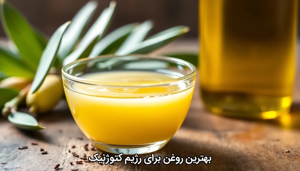 بهترین روغن برای رژیم کتوژنیک