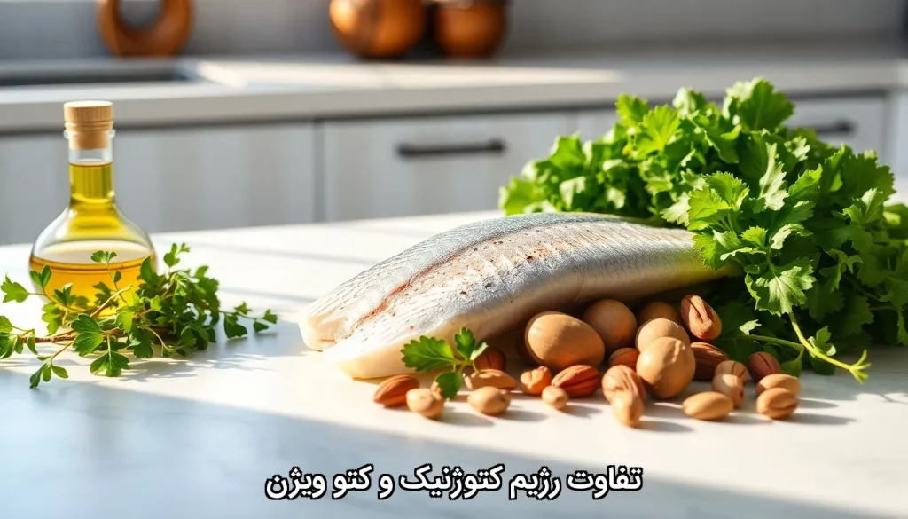 تفاوت رژیم کتوژنیک و کتو ویژن